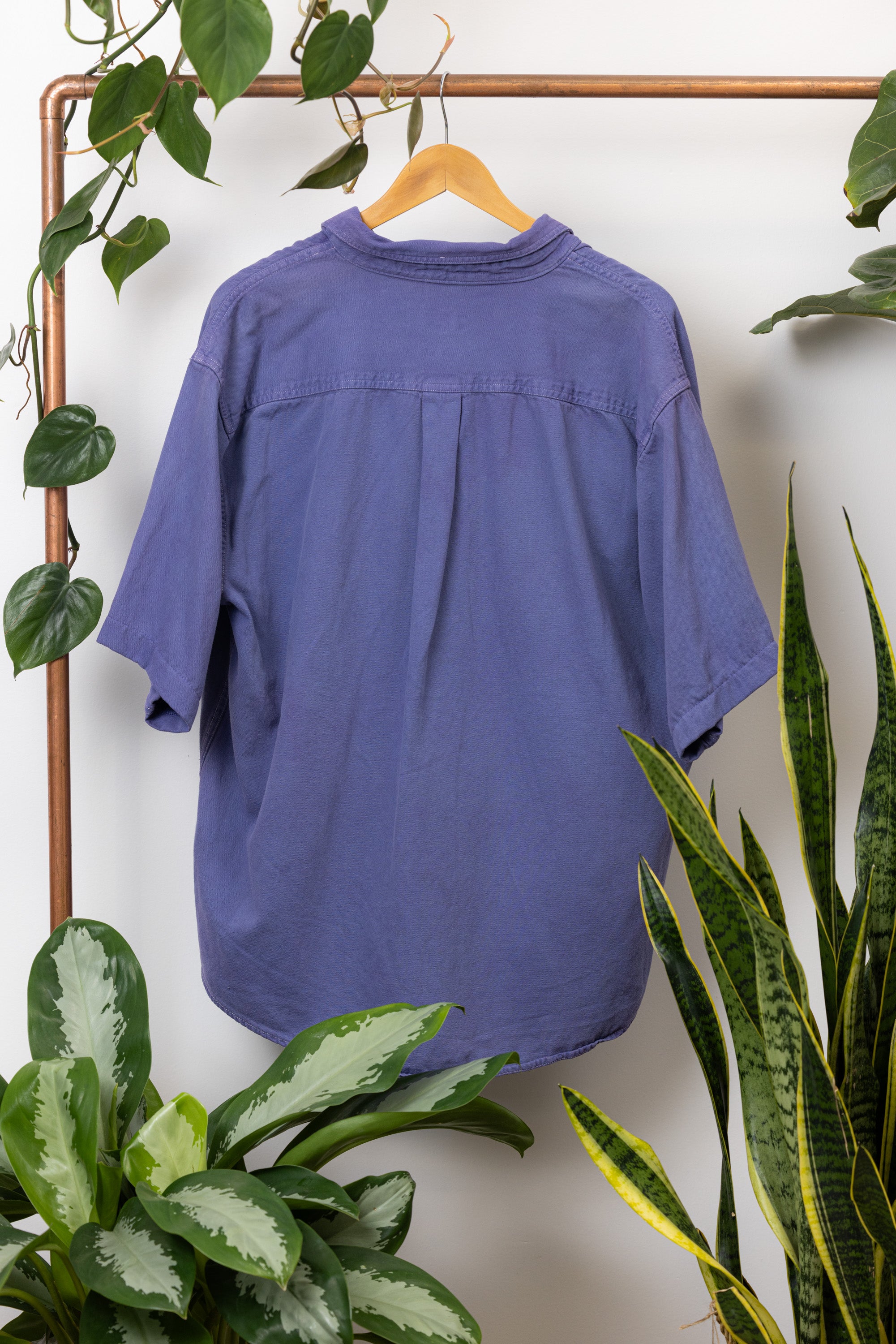 Overdye Lavender Denim Shirt 2