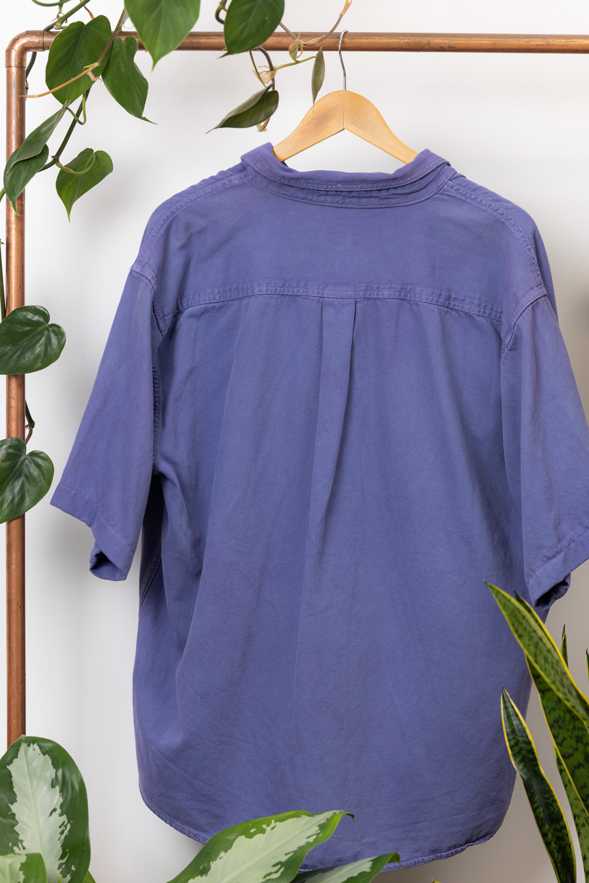 Overdye Lavender Denim Shirt 2
