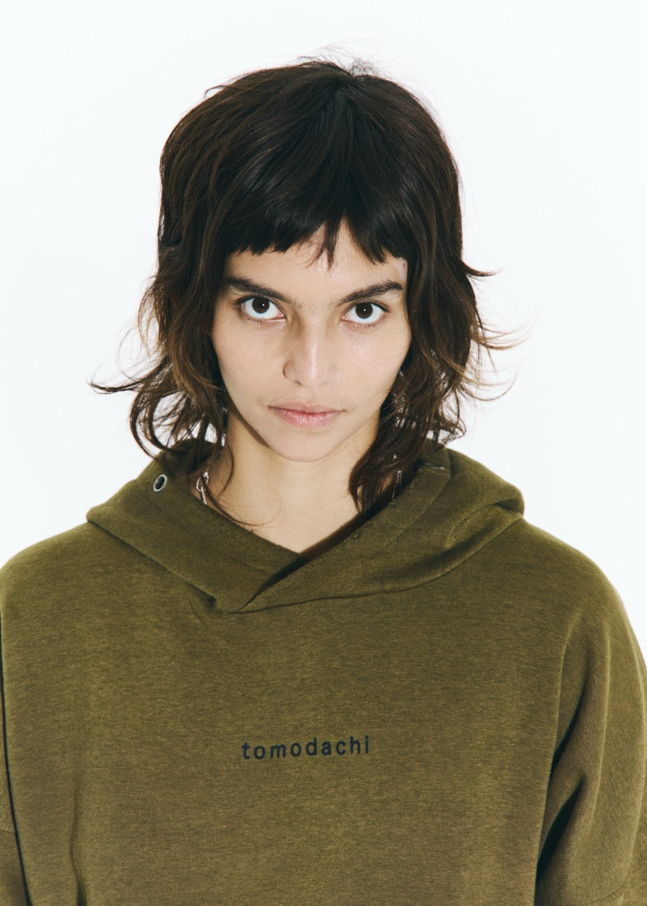 Vintage Tomodachi Flower Stamp Hoodie